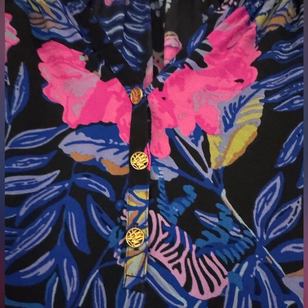 Lilly Pulitzer Elsa Top Size Medium - Picture 4 of 8